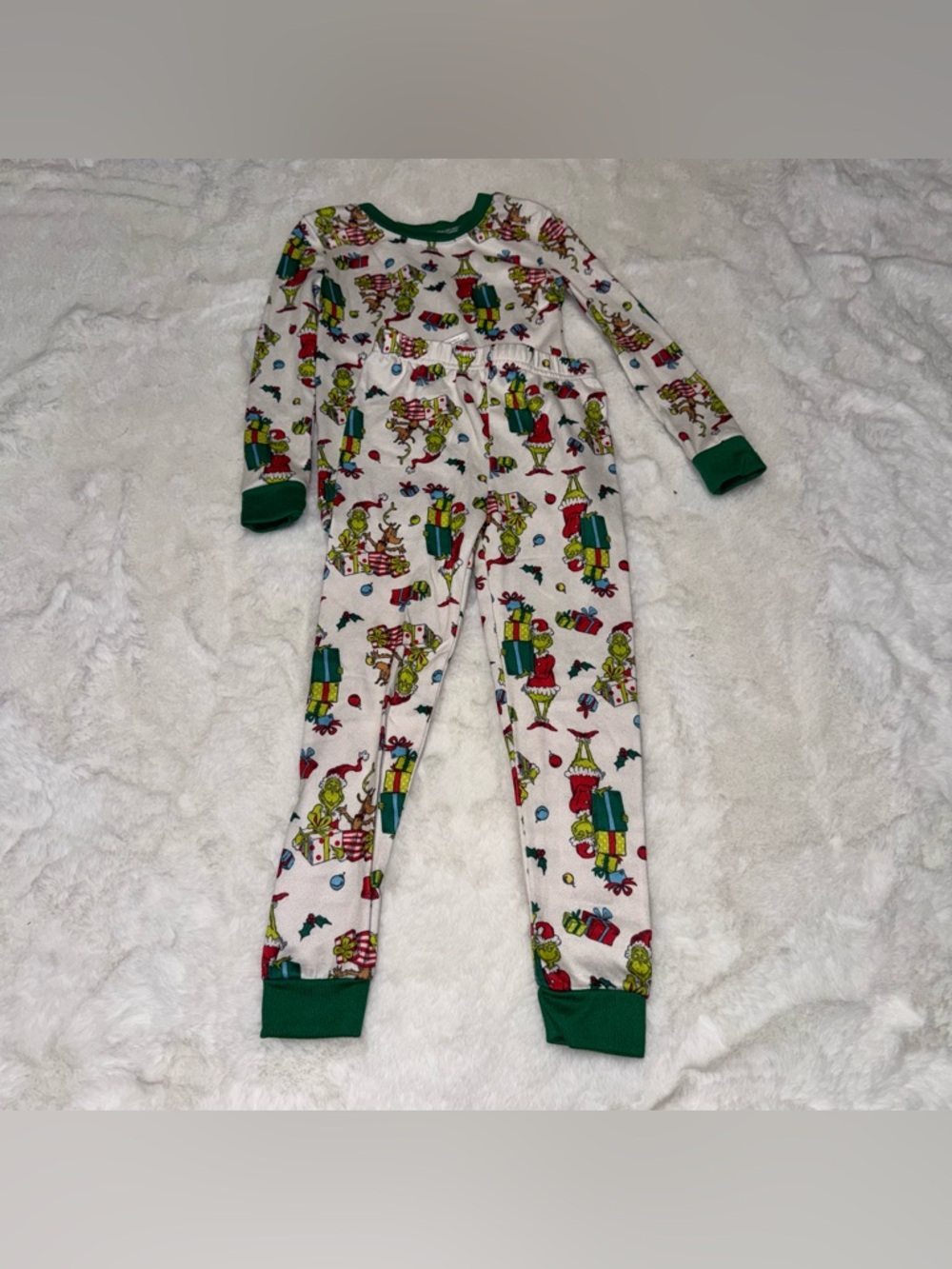 toddler grinch pajama set